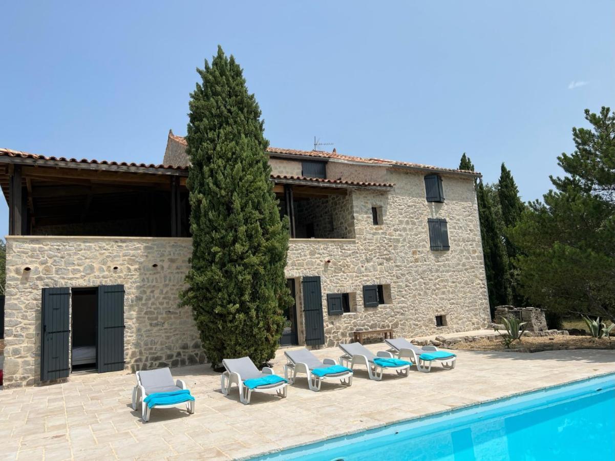Luxurious Family House With Pool In Ardeche. Villa Les Vans Exterior photo